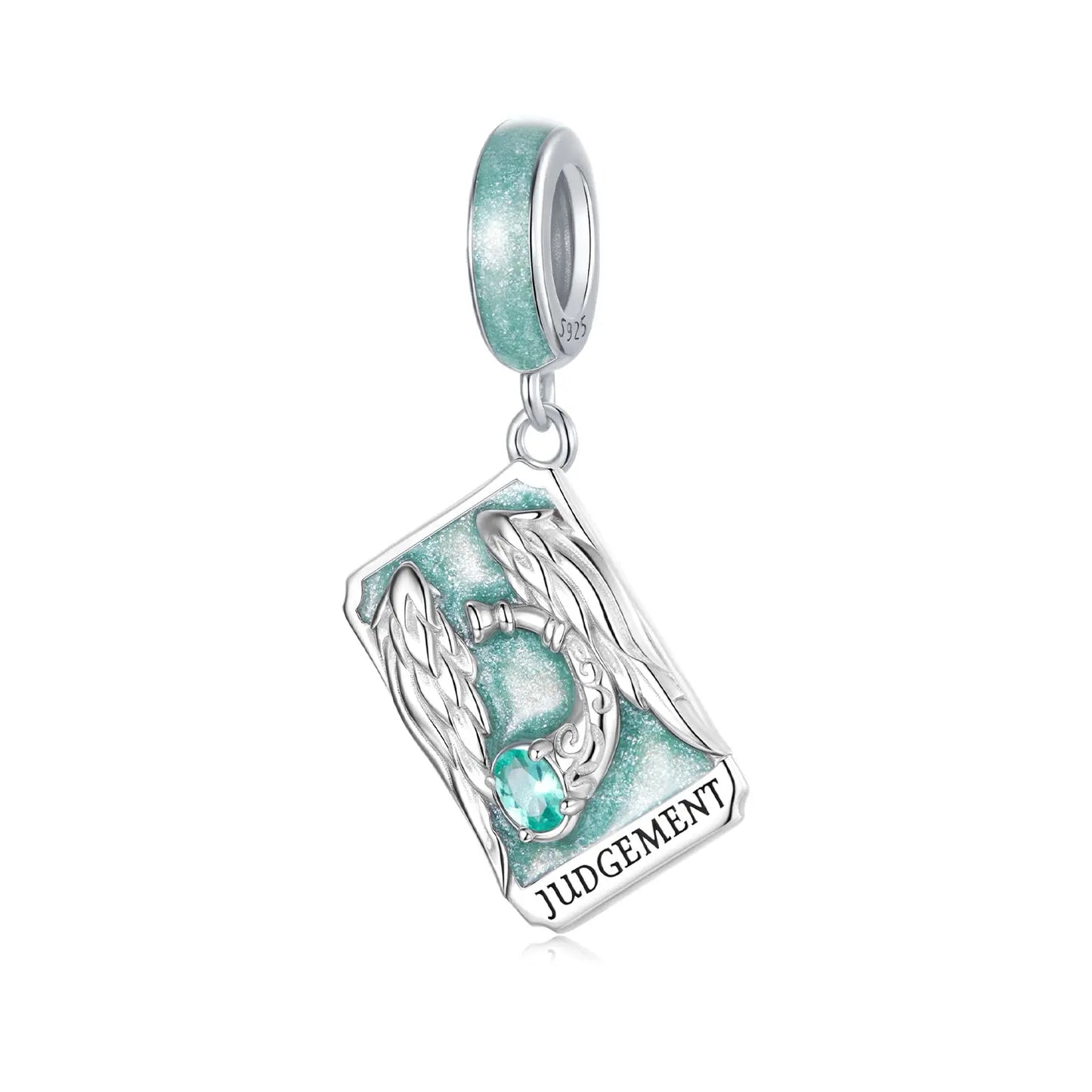 Tarot Card Dangle Charm in Sterling Silver Kozy Lumiere