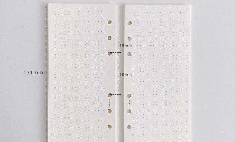 A6 Slim Dot Grid 50 Sheets cropped