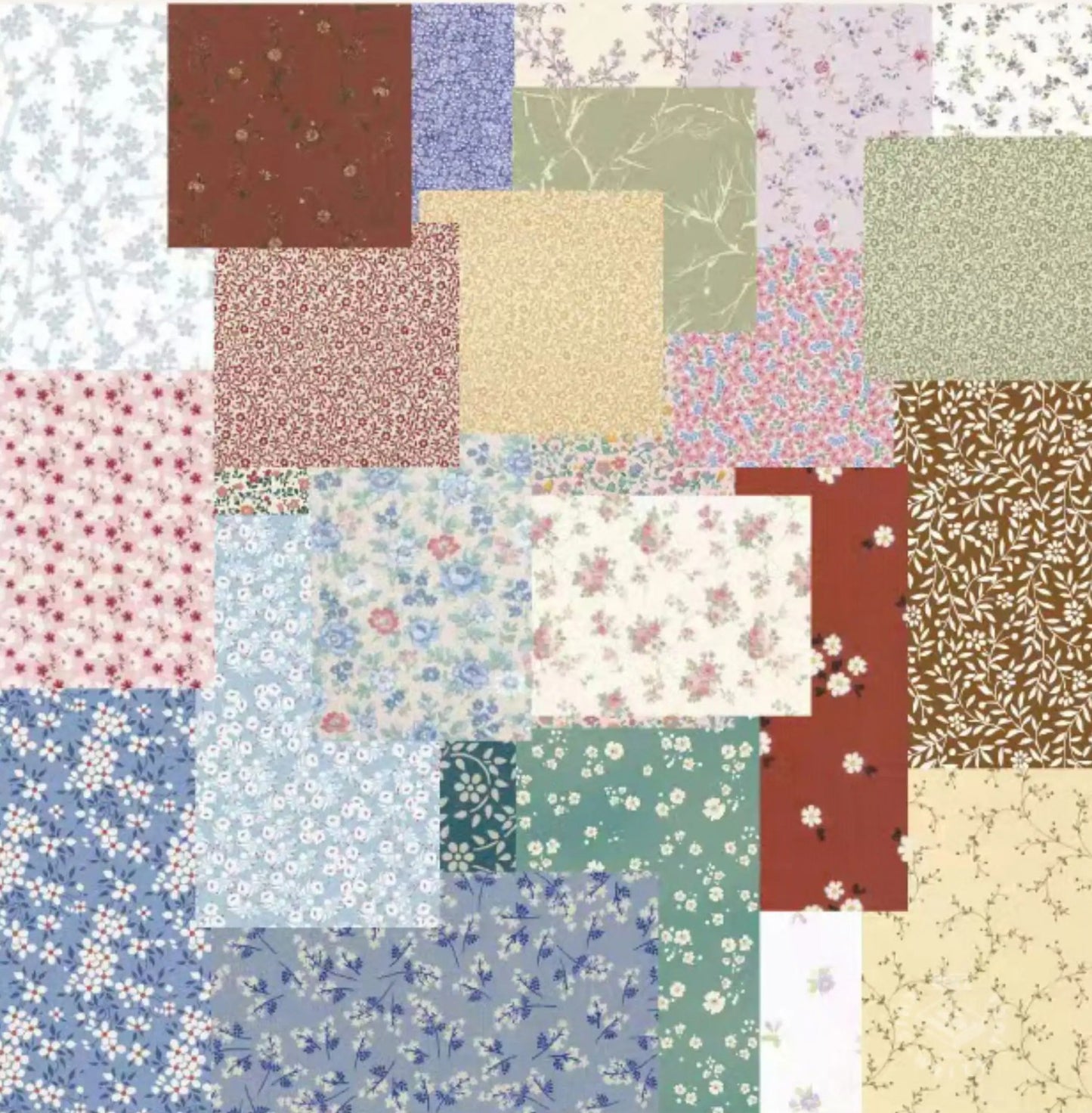 Cottage Garden Vintage Collage Paper for Journaling and Scrapbooking