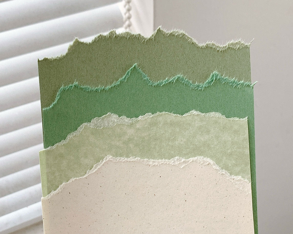 Lime Matcha planner paper detail for ring binder notebooks and journal spreads