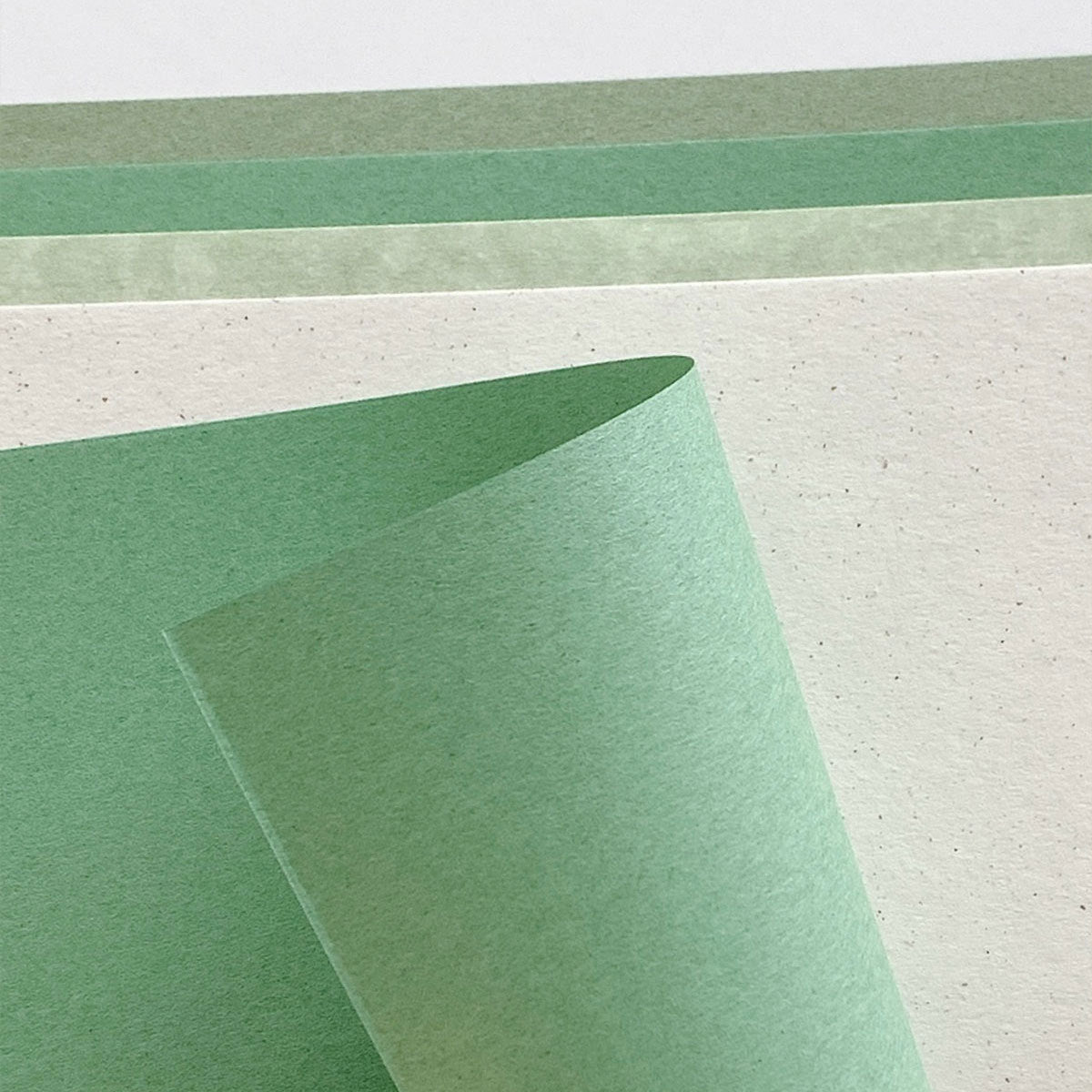 Lime Matcha loose leaf paper refill set for creative journaling and planning