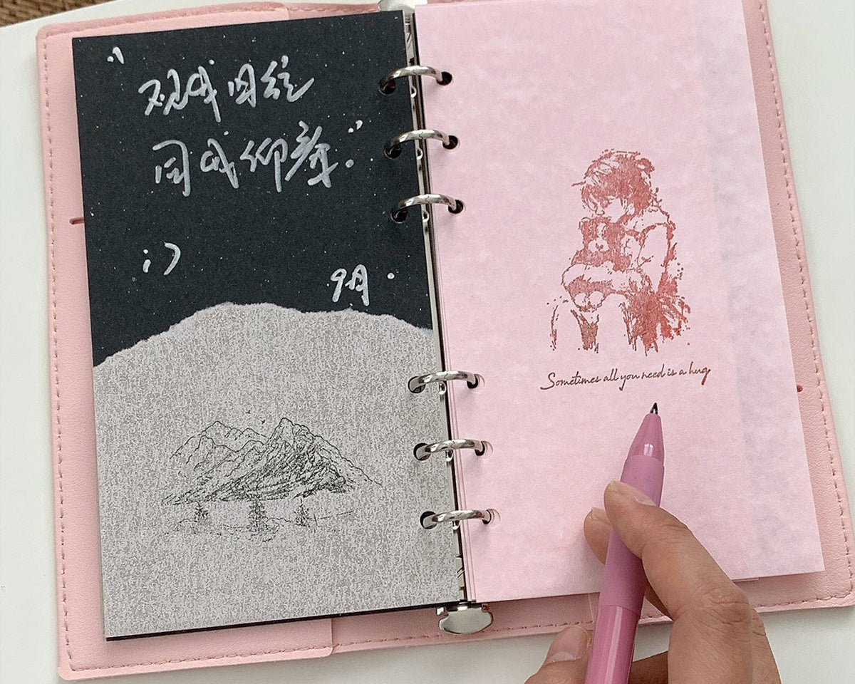 Ash Rose specialty paper refill pages for journaling notes and memory keeping
