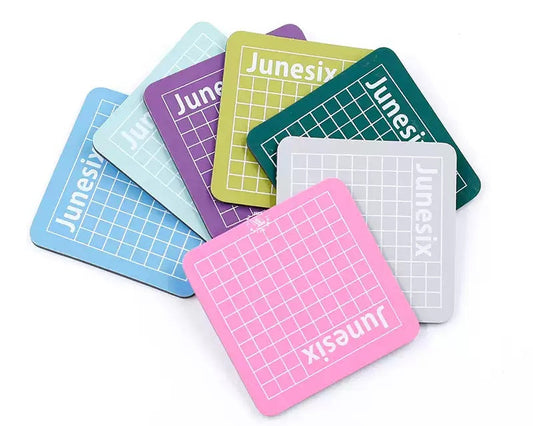Mini cutting mat set for journaling scrapbooking and DIY crafts