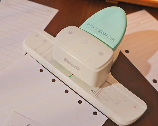 Precision hole puncher for journals planners and craft projects