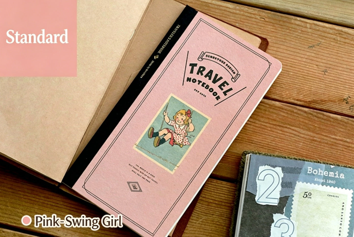 Travelers Notebook Inserts | Blank | 100gsm Paper | 64 Pages | Standard / Passport Size